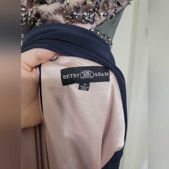 Betsy & Adam Formal Prom or other special occasion Bejeweled Gown, STUNNER!!! - Picture 7 of 7